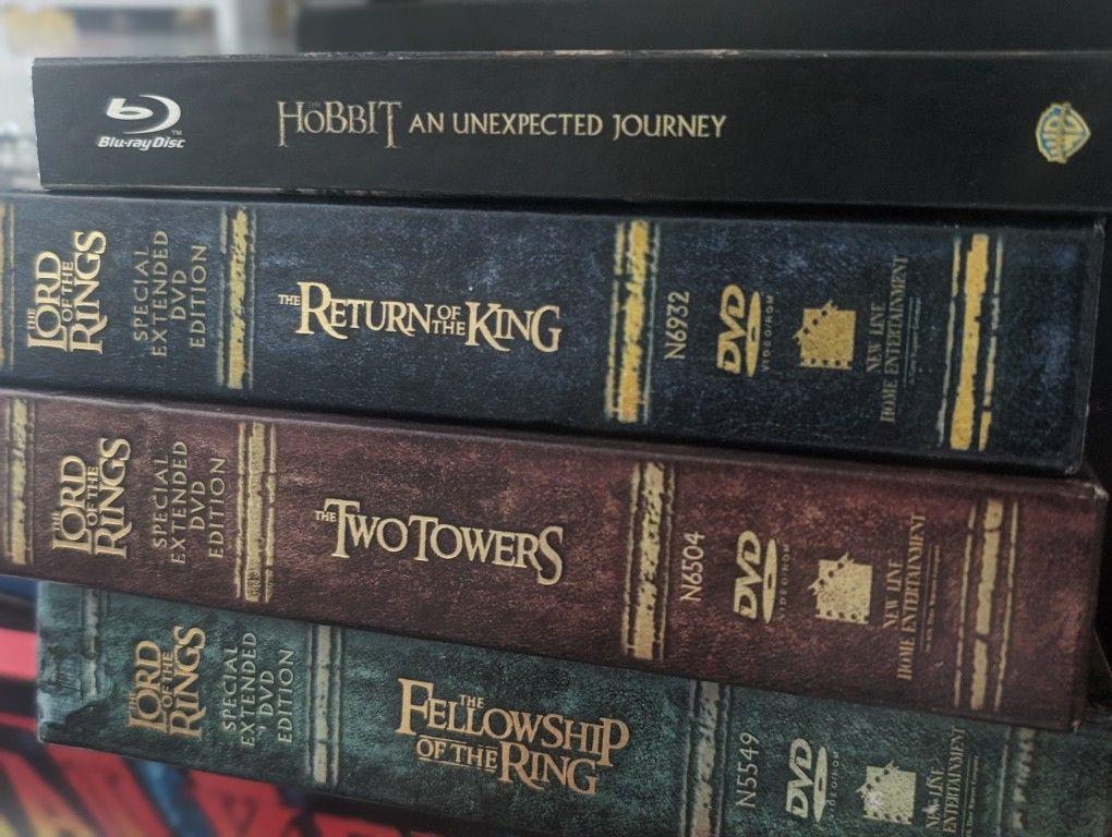 Lord Of The Rings Extended Edition DVDs