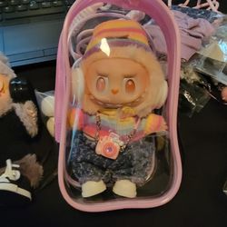 Labubu BIG INTO ENERGY Dressed And In Carryung Case