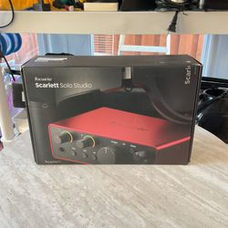 Focusrite Scarlett Solo 4th Gen USB Audio Interface 🎙️💻 (Used)
