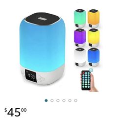 Ultimate Bluetooth Speaker with Night Light and Alarm Clock: A Must-Have for Teenage Girls/Boys