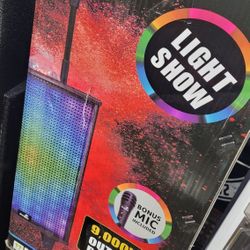 10" Bluetooth Speaker Rechargeable DJ Karaoke All In One 