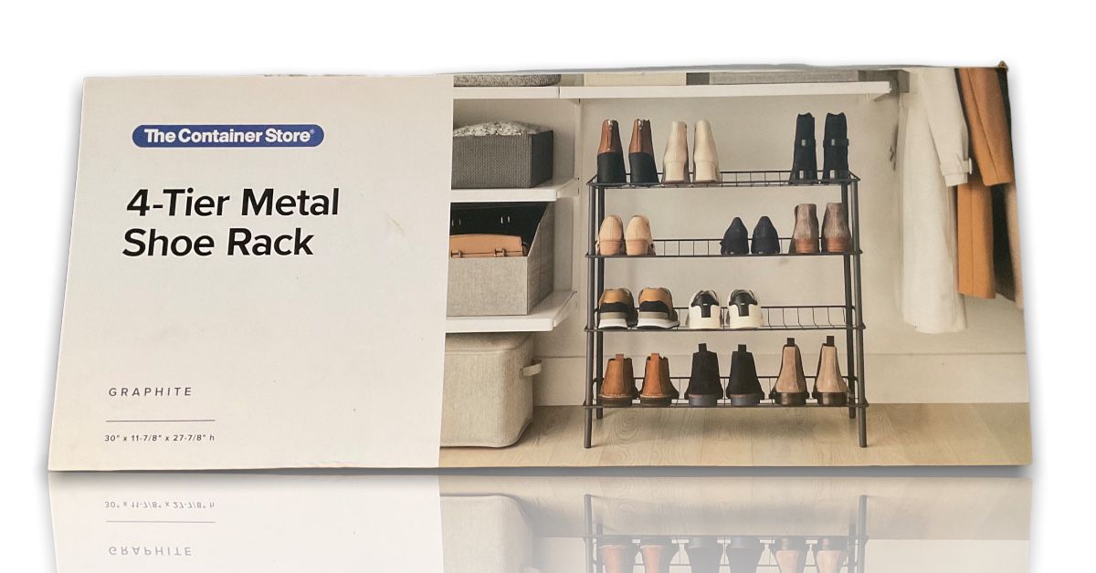 4-tier Metal Shoe Rack 