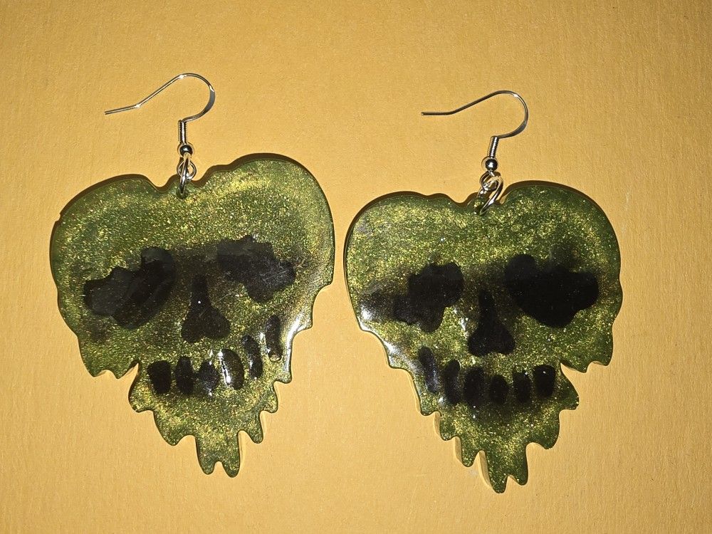 Handmade Halloween Resin Earrings