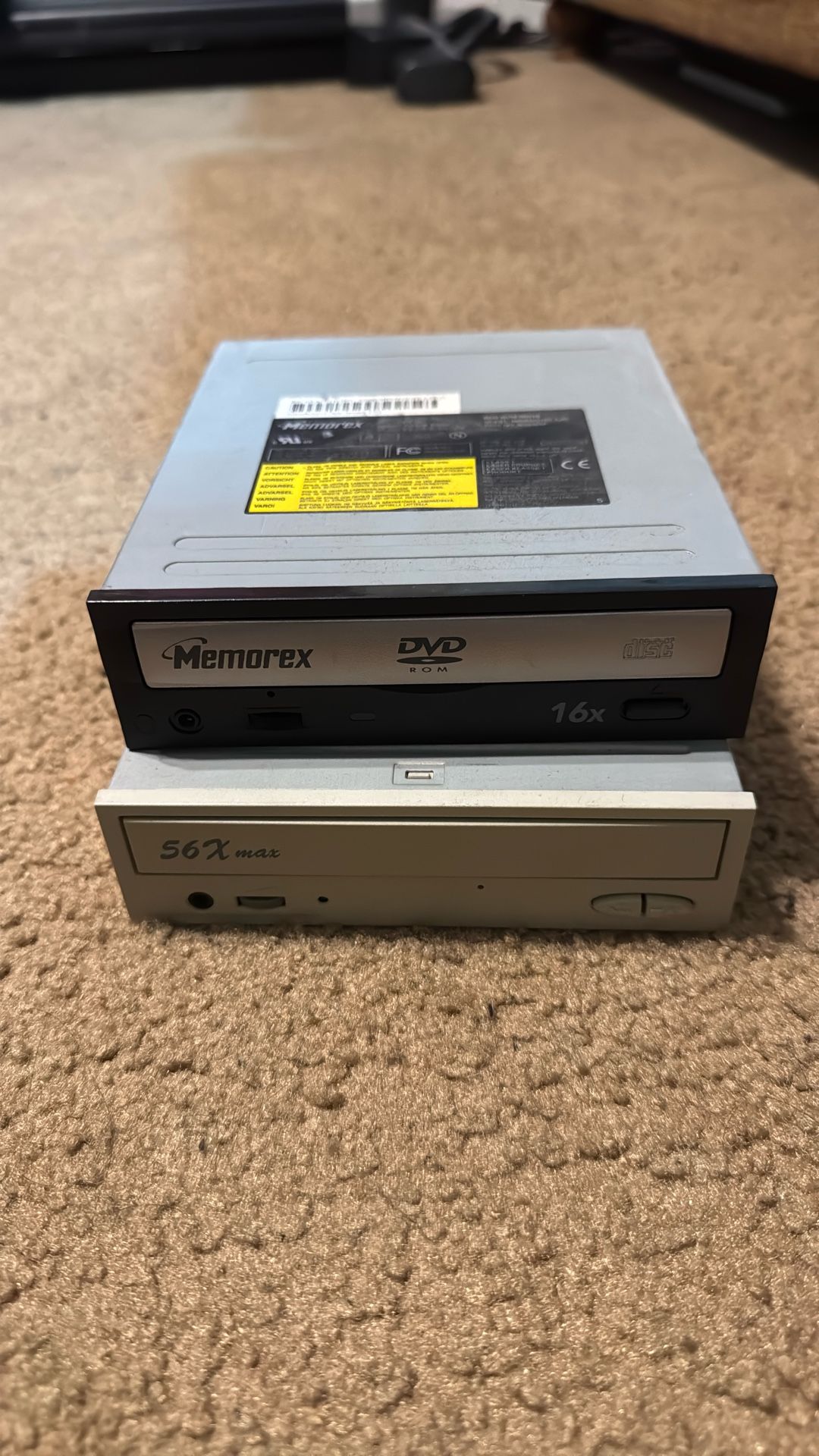2 Vintage IDE CD ROM Drives