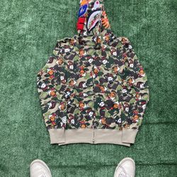 Bape Hoodie X Hello Kitty Zip Up