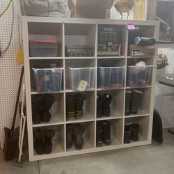 White Storage Cubbies