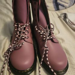 Dr. Martens Purple Boots