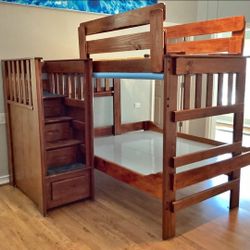Twin Over Queen Bunk Bed $285 ROWLETT PU 