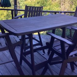 Jensen Jarrah Wood Integra Outdoor Table, Chairs and Bench