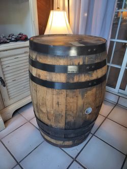 Oak whiskey barrels