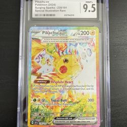 Pikachu EX SIR #238 Surging Sparks CGC 9.5
