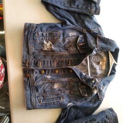 Kids Jean Jacket $5 Size M