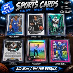 Sports Cards Collection Lot of 6