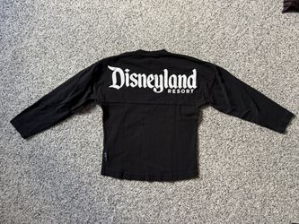 Disneyland Spirit Jersey Black Kids Youth M 7/8 Long Sleeve Shirt Medium