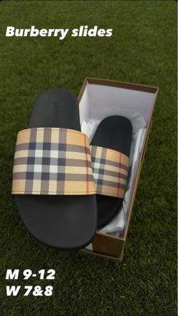 Burberry slides