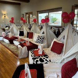 7 Canvas Teepees & Air Mattresses For Sale 