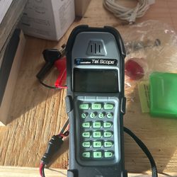 TLA300-1 Tel Scope Butt Set with Angled Bed of Nails, Piercing Clip Cord and RJ Plug