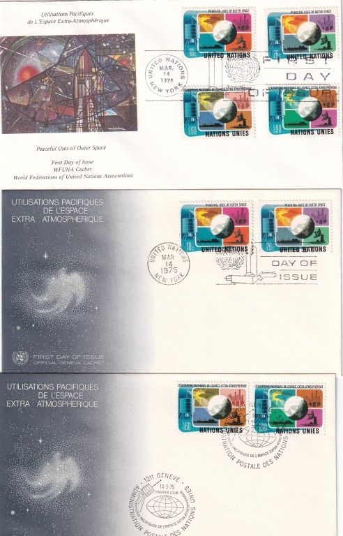 Stamp Collection - United Nations, UK, Liberia