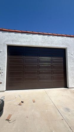Garage doors white