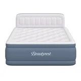 Beautyrest Headboard Luxarest 24" Queen Size Raised Air Mattress with Built-in Pump