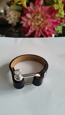 Leather bracelet. $ 20