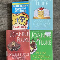 Hannah Swensen Mystery Series Books (4) W/ Recipes