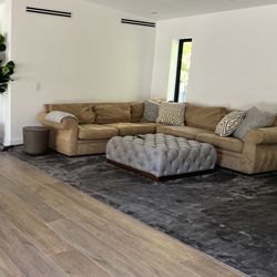 Pottery Barn Beige Couch