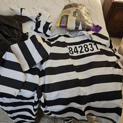 Costume Prisoner Jail Adult Large