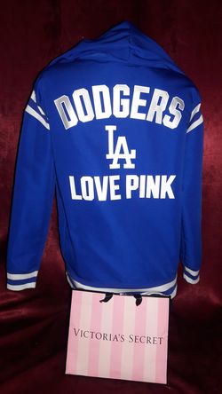 Victoria secret pink Dodgers jacket size xsmall ( FITS SMALL) runs big NEW  WITH TAGS $68 PRICE IS FIRM PICK UP ONLY for Sale in Los Angeles, CA -  OfferUp
