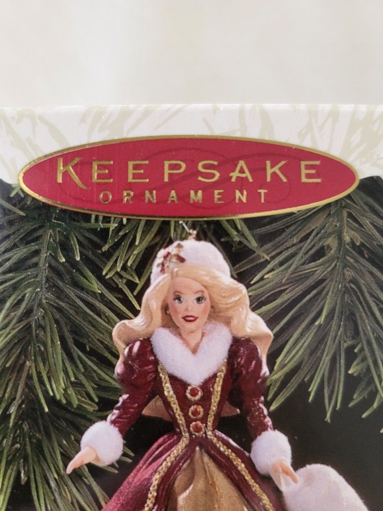 1996 Hallmark Holiday Barbie Ornaments