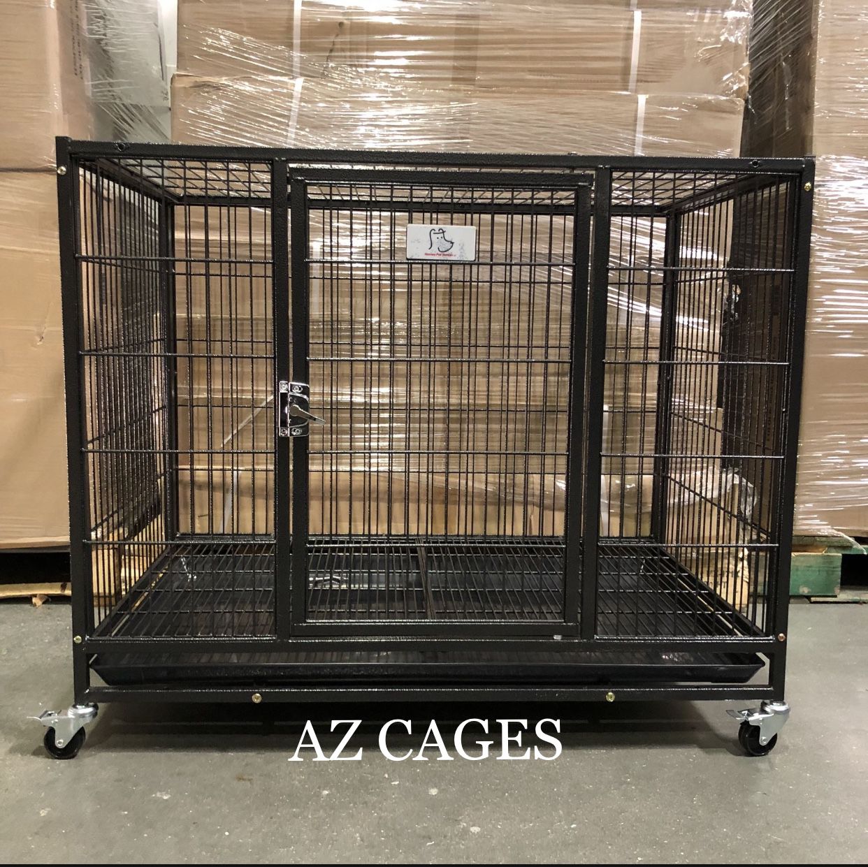 🐩Brandnew Dog Kennel Crate Cage 🐶Dimensions: 37”L X 23”W X 30”H 🇺🇸