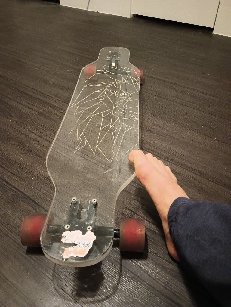 Plexiglass Longboard