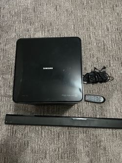 Samsung Bluetooth sound bar with subwoofer