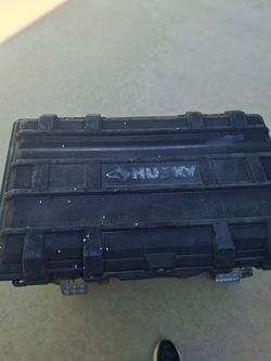 HUSKY storage bin used