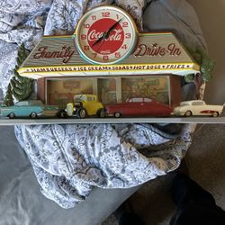 Vintage Coca-Cola Clock 