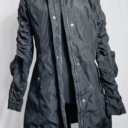 Waterproof outdoor hooded jacket for women size S