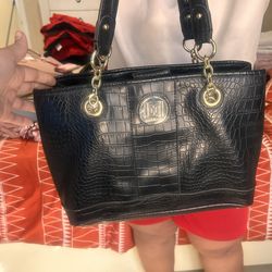 Black handbag