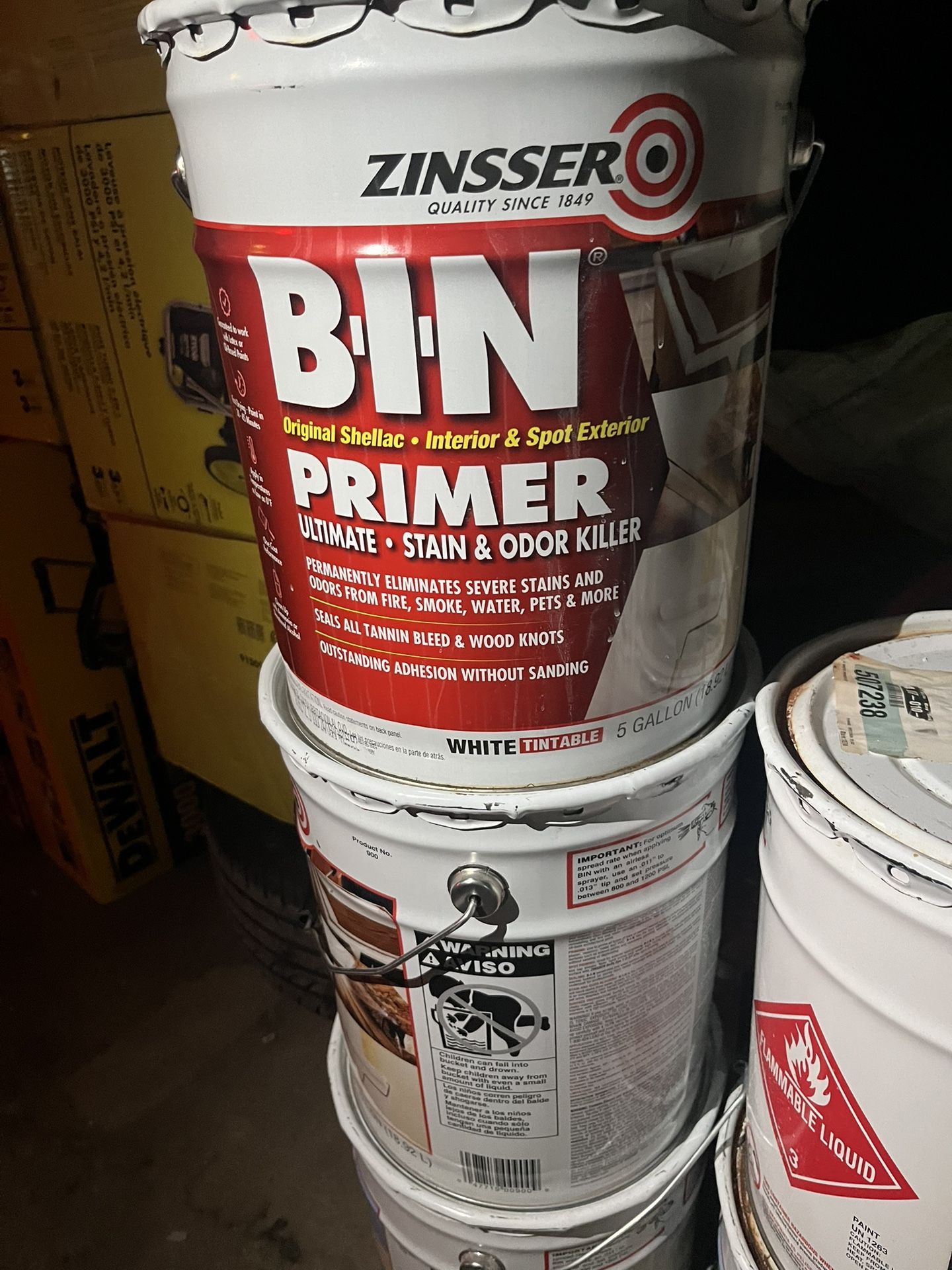 Zinnser BIN Primer 5 Gallon