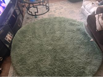 Shag area rug