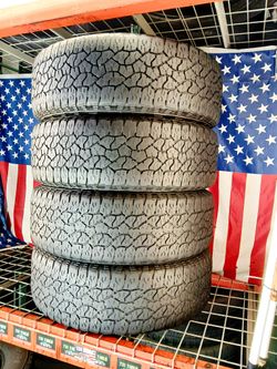 ✅ LT275/60R20 GOODYEAR WRANGLER TRAILRUNNER A/T GMC SIERRA SILVERADO DENALI F150 RAM 1500 RAM2500 F250 RAM3500 F350 275 60 20 USED TIRES