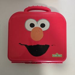 HASBRO SESAME STREET Elmo's On The Go  Letters Alphabet  W Carry Case Complete 