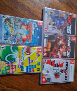 5 switch games