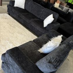 Built And Never Used SMALL 2pc Sofa Couch Set (DELIVERY AVAILABLE)