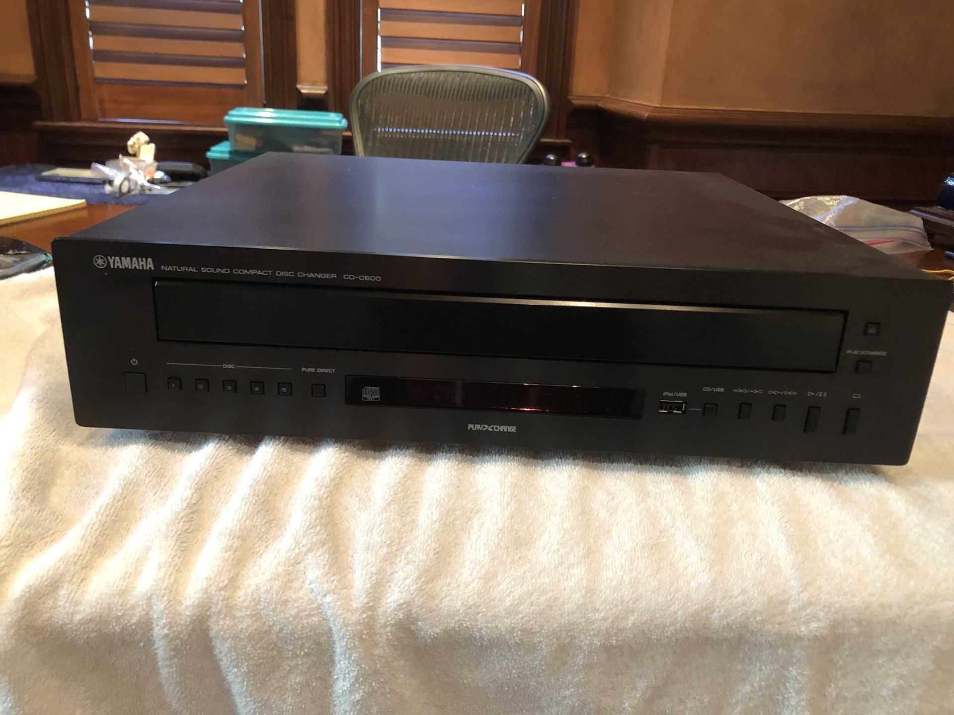 Yamaha CDC-600 5-Disc CD Changer - Black