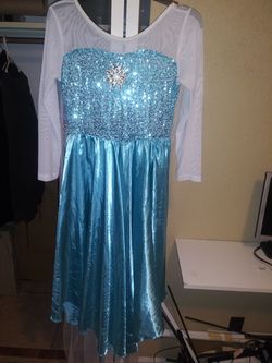 Elsa Dress Sz 7/8. Used once