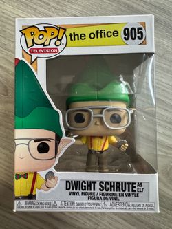 Funko POP! The Office Dwight Schrute as Elf #905 Vinyl Figure.