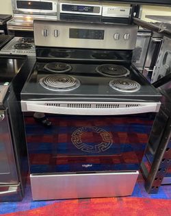 Whirlpool Electric Stove Stainless Steel 