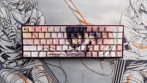 HiGround Attack On Titan Custom Keyboard