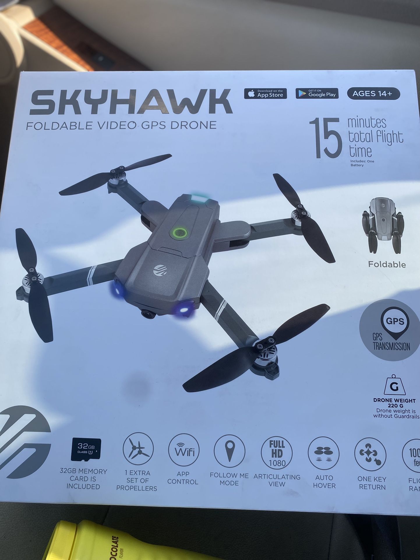 Skyhawk Foldable Video Drone