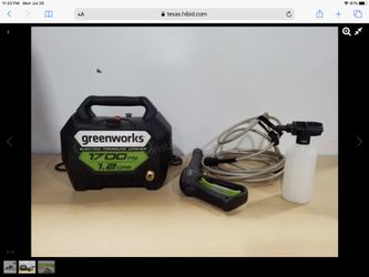 Green works Pressure washer 1700 psi